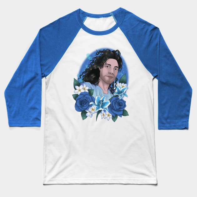 Floral Dan Baseball T-Shirt by WtfBugg